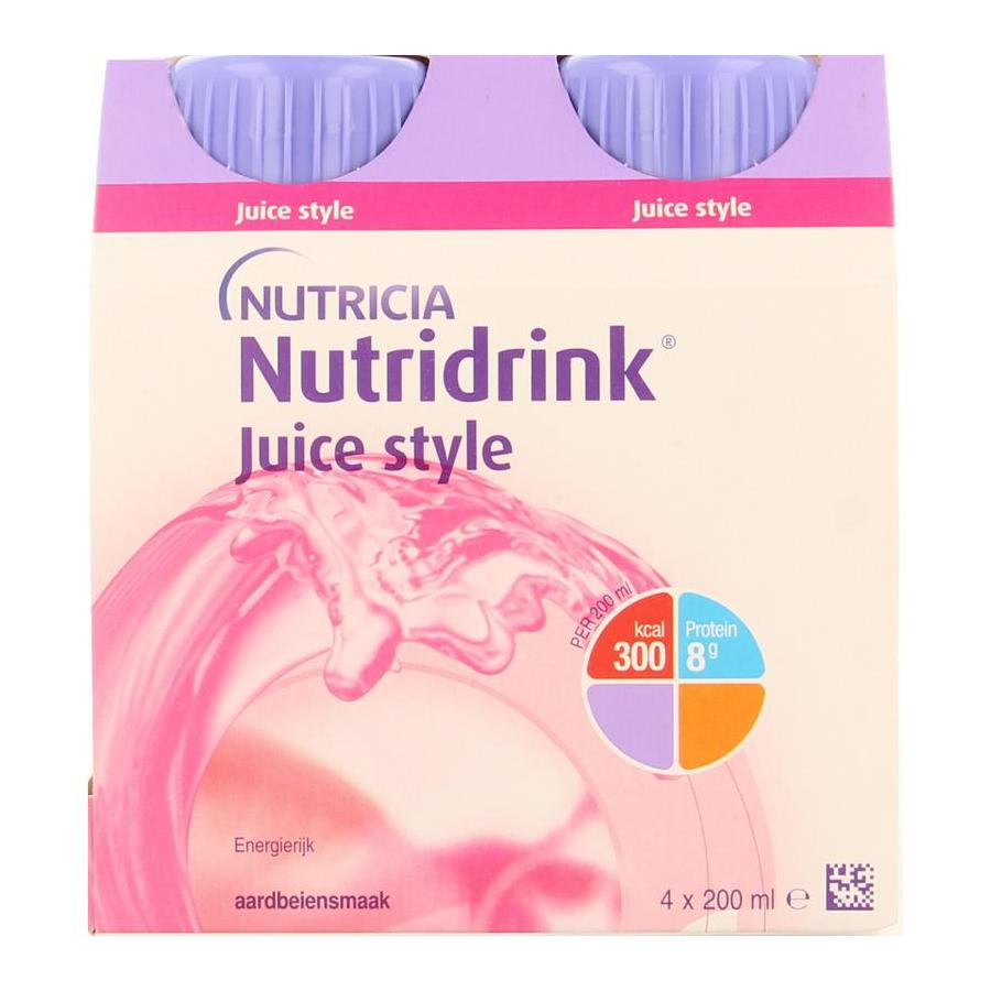 Juice style aardbei 200ml