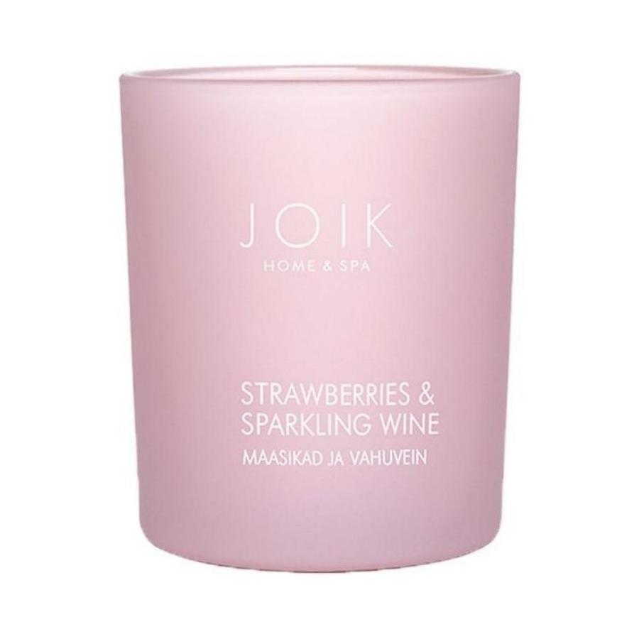 Geurkaars strawberry & sparkling wine vegan