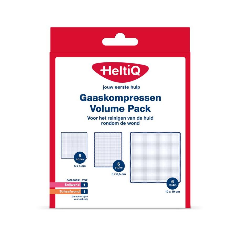 Gaaskompressen volume pack