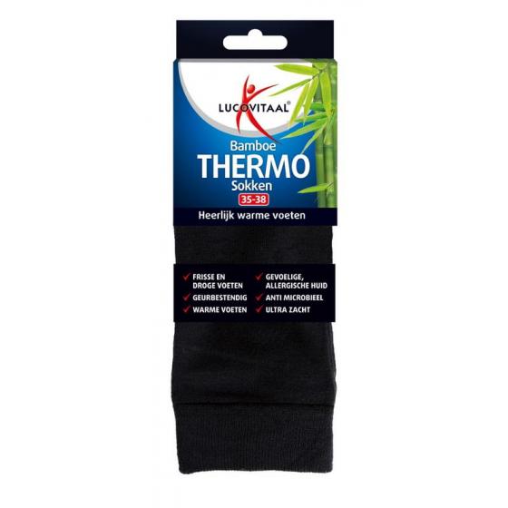 Bamboe thermosok maat 35-38