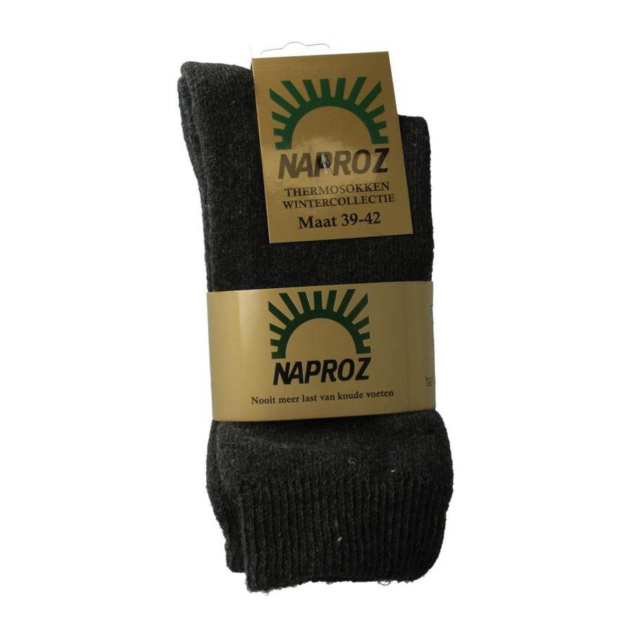 Thermo sokken grijs maat 39-42 Thermo sokken grijs maat 39-42