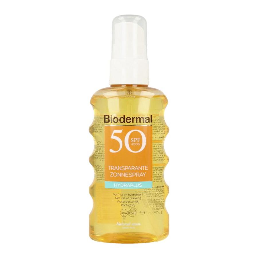 Hydra plus transparante zonnespray SPF50