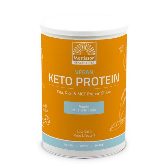 Vegan Keto protein shake - pea, rice & MCT