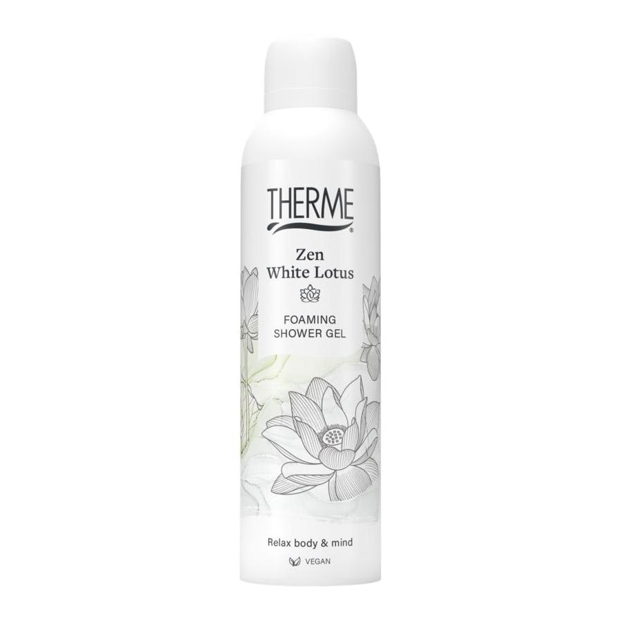 Zen white lotus foaming shower gel