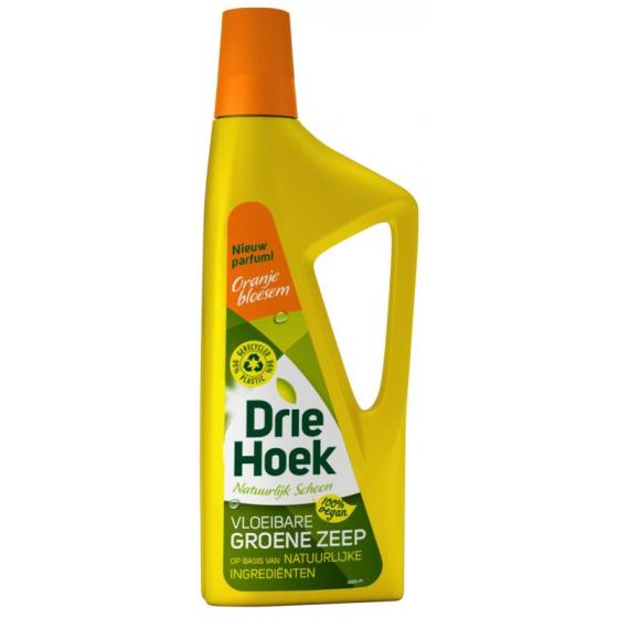 Vloeibare groene zeep oranjebloesem