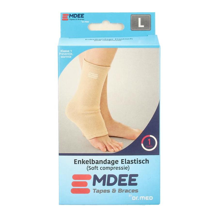 Elastic support enkel maat L huidskleur