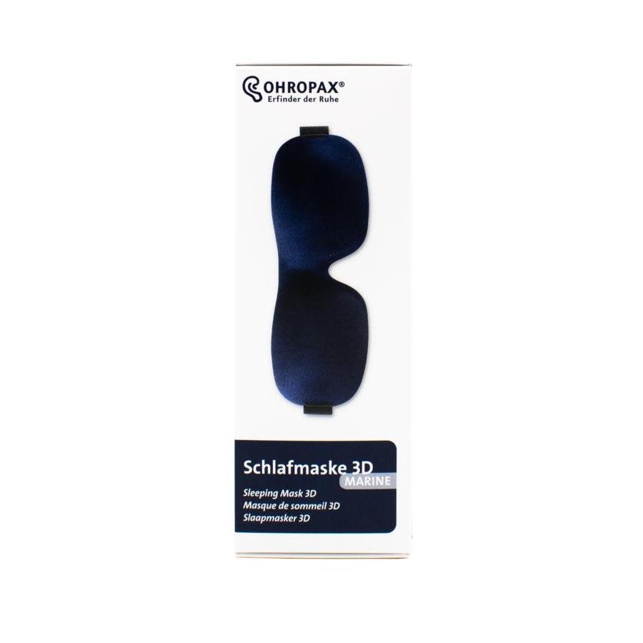 Slaapmasker blauw geweven