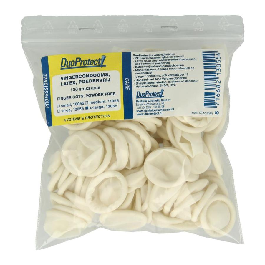 Vingercondoom maat XL