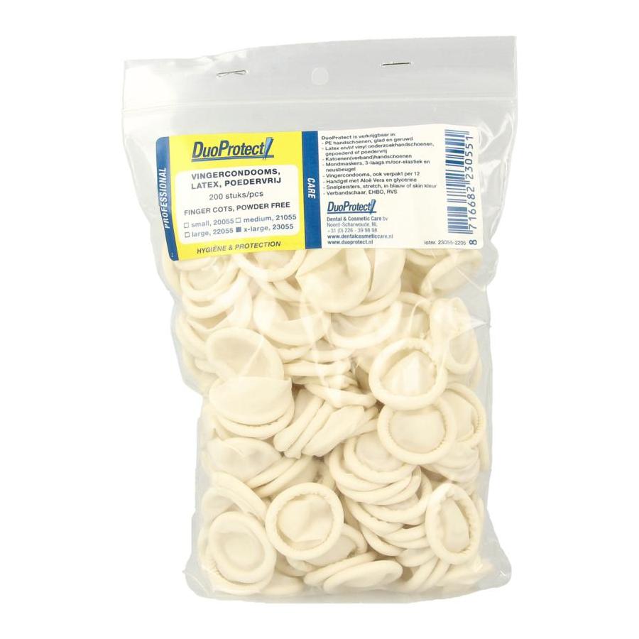 Vingercondoom maat XL
