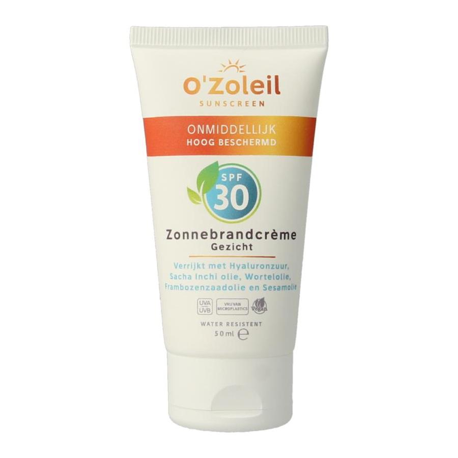 Zonnebrandcreme gezicht SPF30