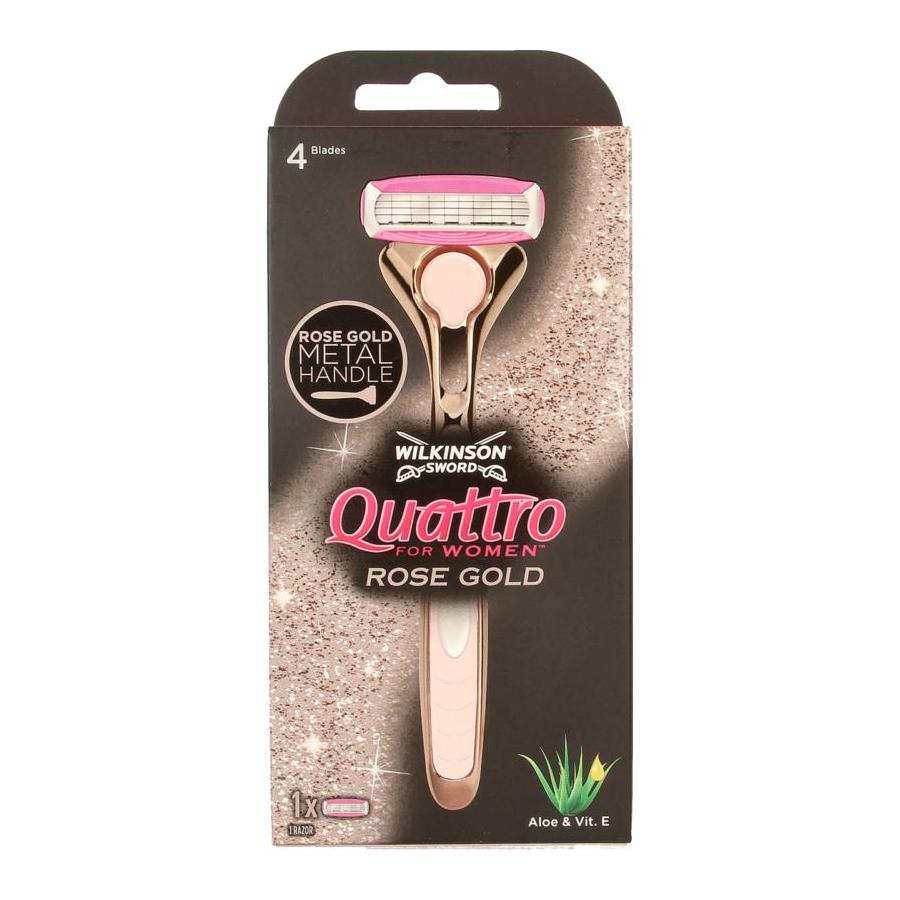 Quattro scheerapparaat women vintage rose gold
