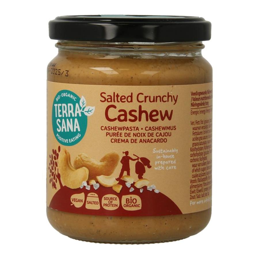 Cashewpasta crunchy met himalayazout bio