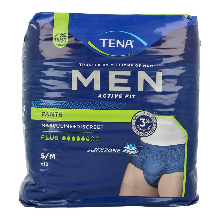 Men active fit pants plus small/medium