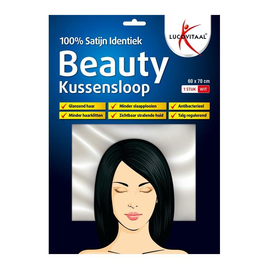 Kussensloop beauty 100% satijn 60x70cm