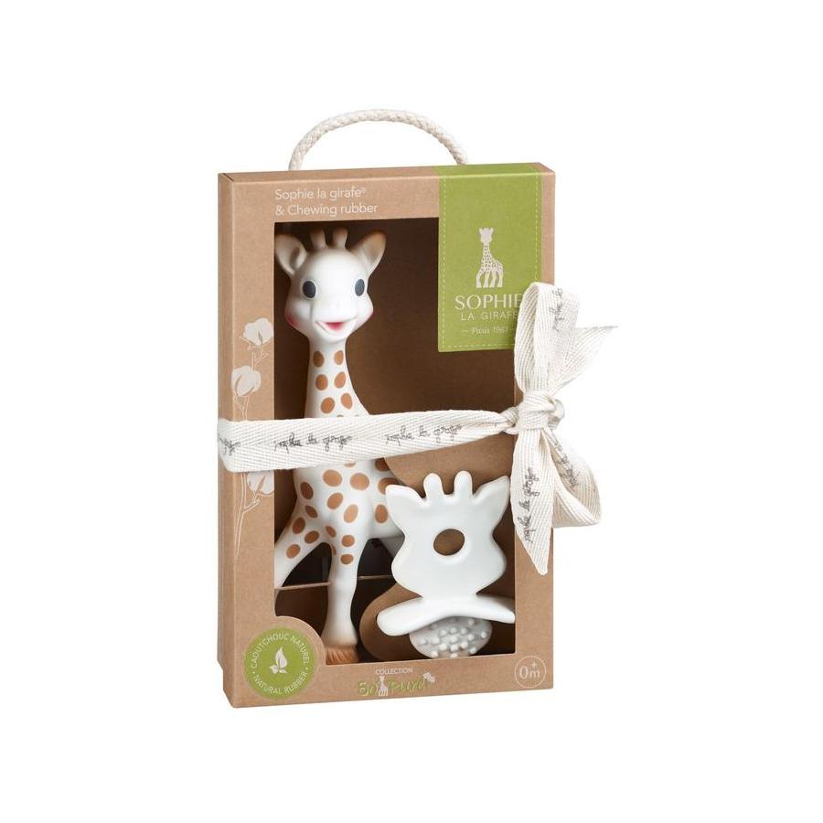 So pure bijtspeeltje in geschenkdoosje met strik