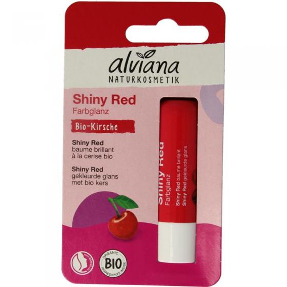 Lipverzorging shiny red