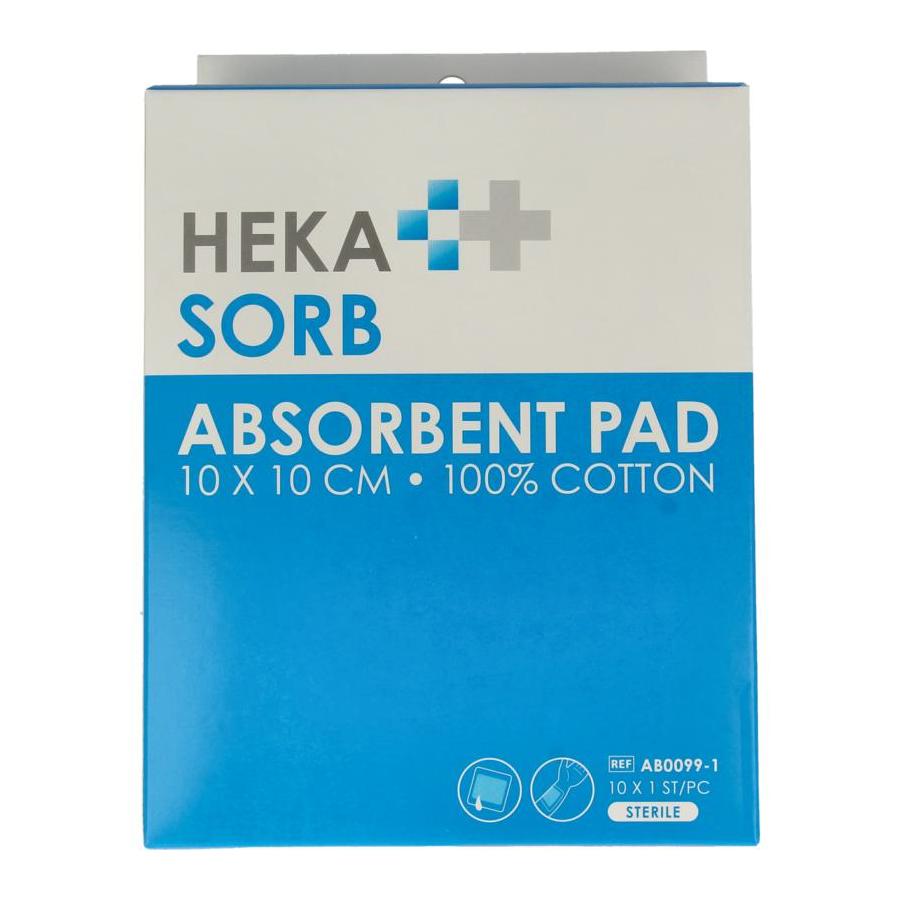 Absorberend verband steriel 10 x 10cm