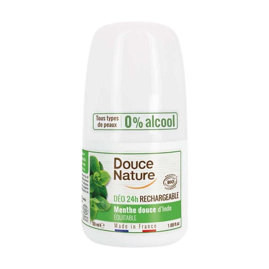 Deodorant roll on mint hervulbaar