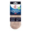 Compressie koper sok maat 42-47 huidskleur