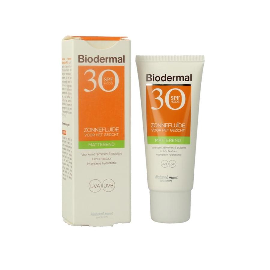 Zon fluid matterende zonnefluide SPF30