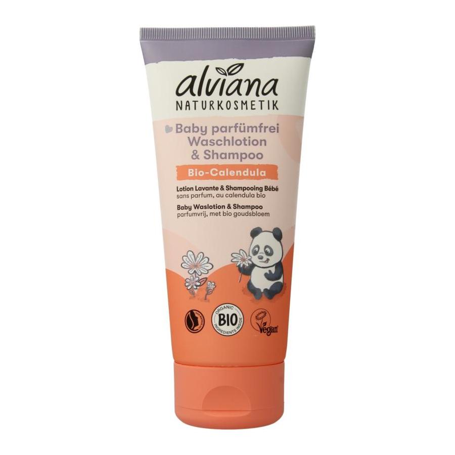 Baby waslotion en shampoo