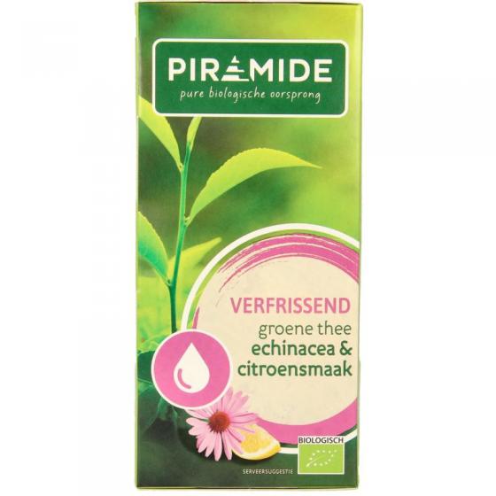 Verfrissend groene thee citroen & echinacea bio