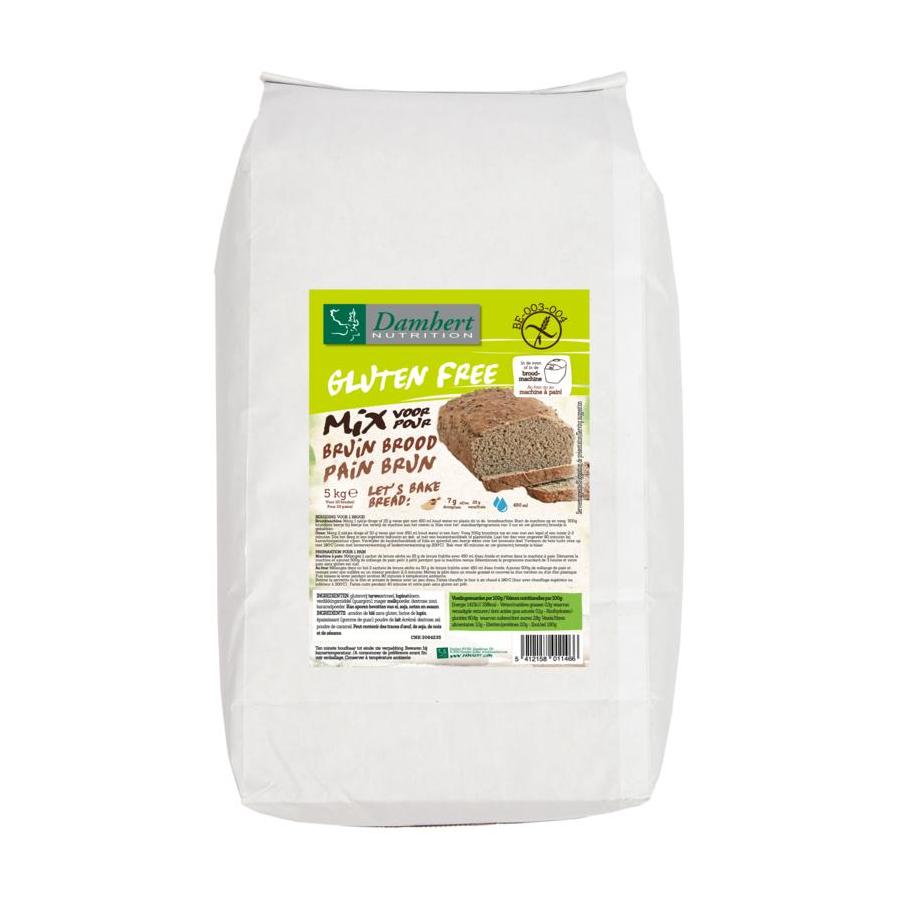 Broodmix bruin glutenvrij