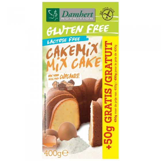 Cakemix glutenvrij met 50 gram gratis