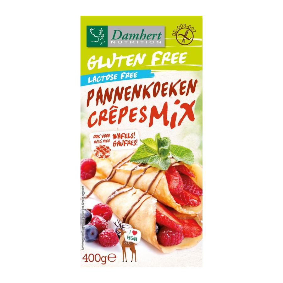 Pannenkoeken en wafelmix gluten- & lactosevrij