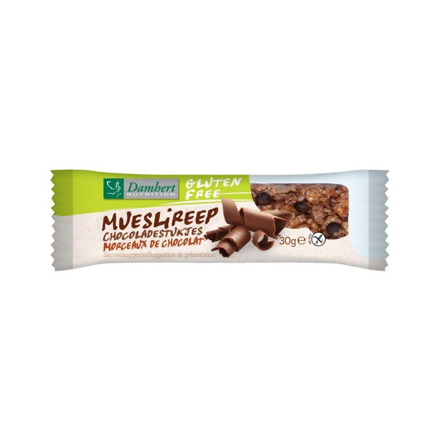 Mueslireep chocolade glutenvrij
