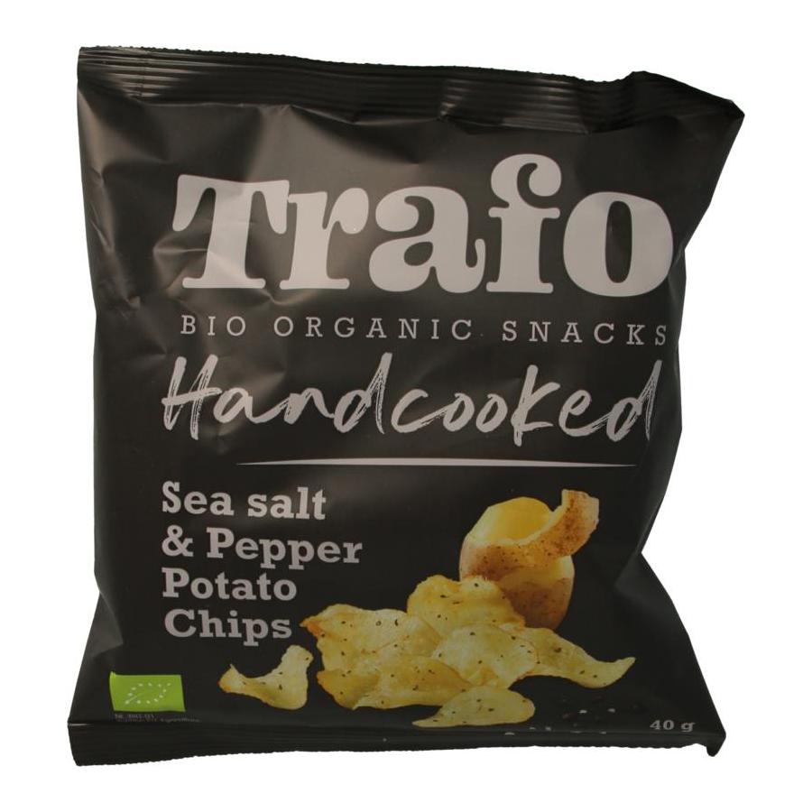 Chips handcooked zout en peper bio