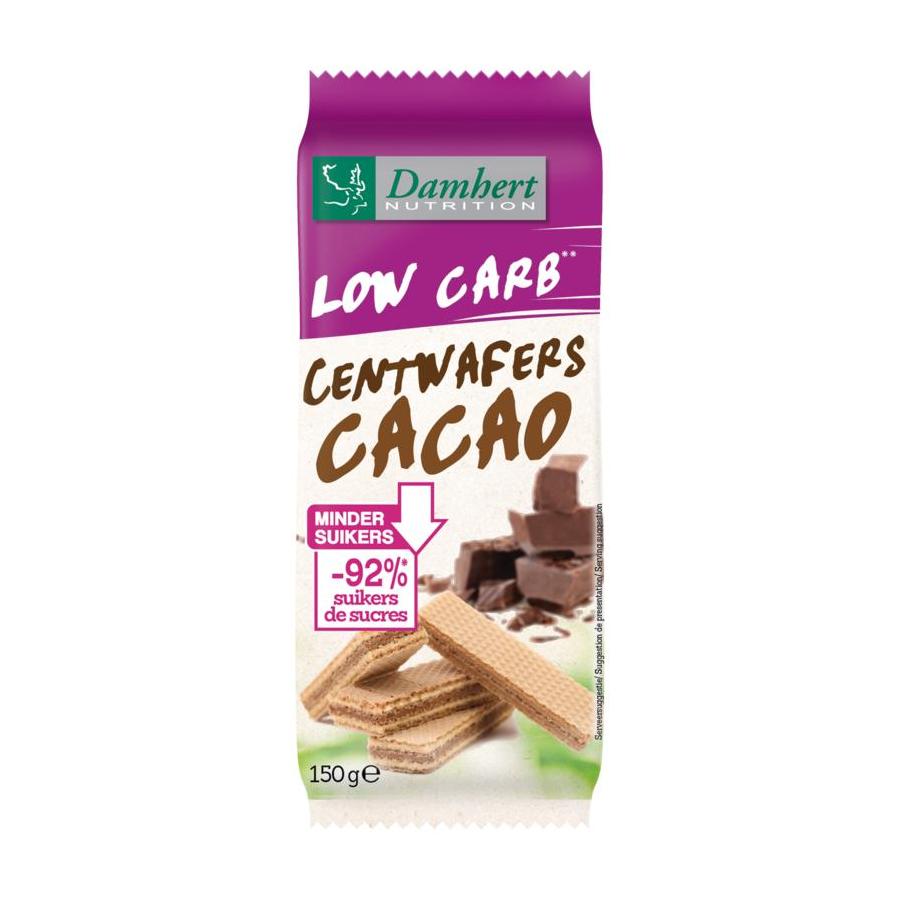 Centwafers chocolade low carb