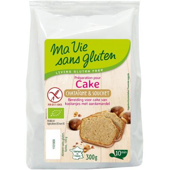 Amandel kastanje cakemix glutenvrij bio