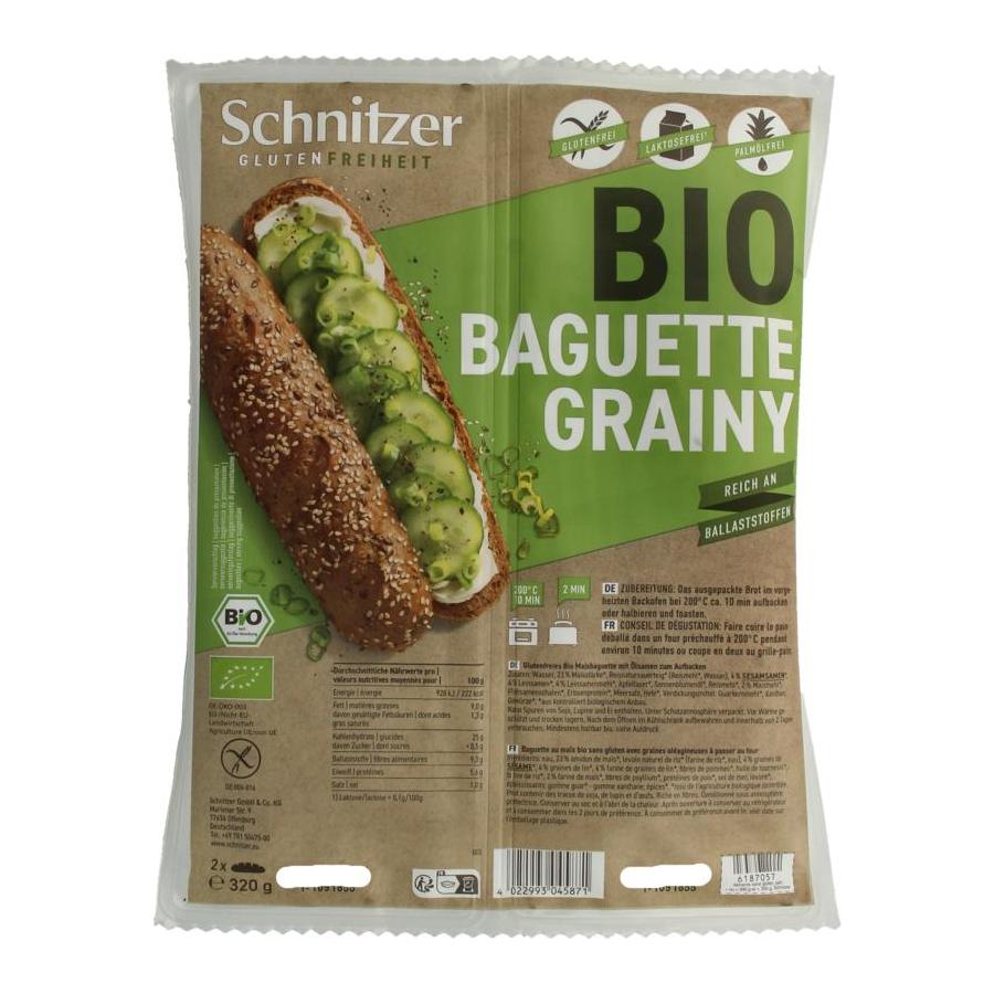 Baguette grainy bio