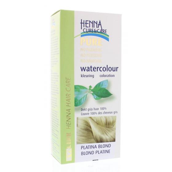 Watercolour platina blond