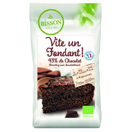 Bakmix voor chocoladecake bio