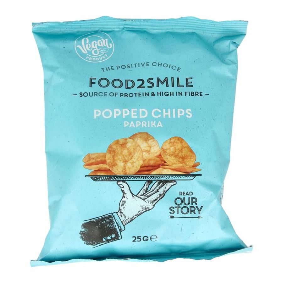 Popped chips paprika