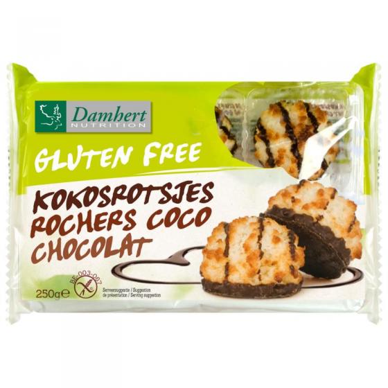 Kokosrotsen chocolade glutenvrij