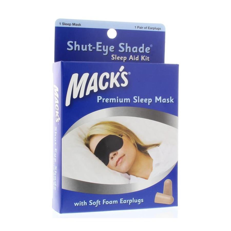 Shut eye shade sleep mask