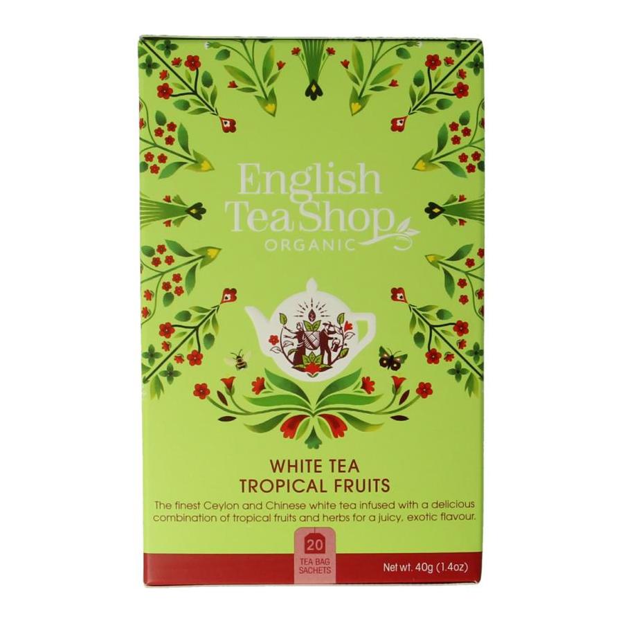 White tea tropical fruits bio