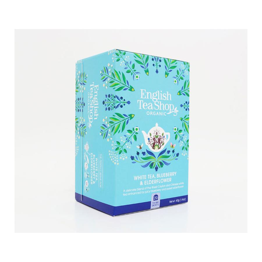 White tea blueberry & elderflower bio