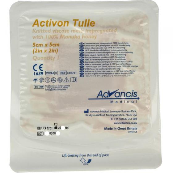 Activon manuka gaasverband 5 x 5