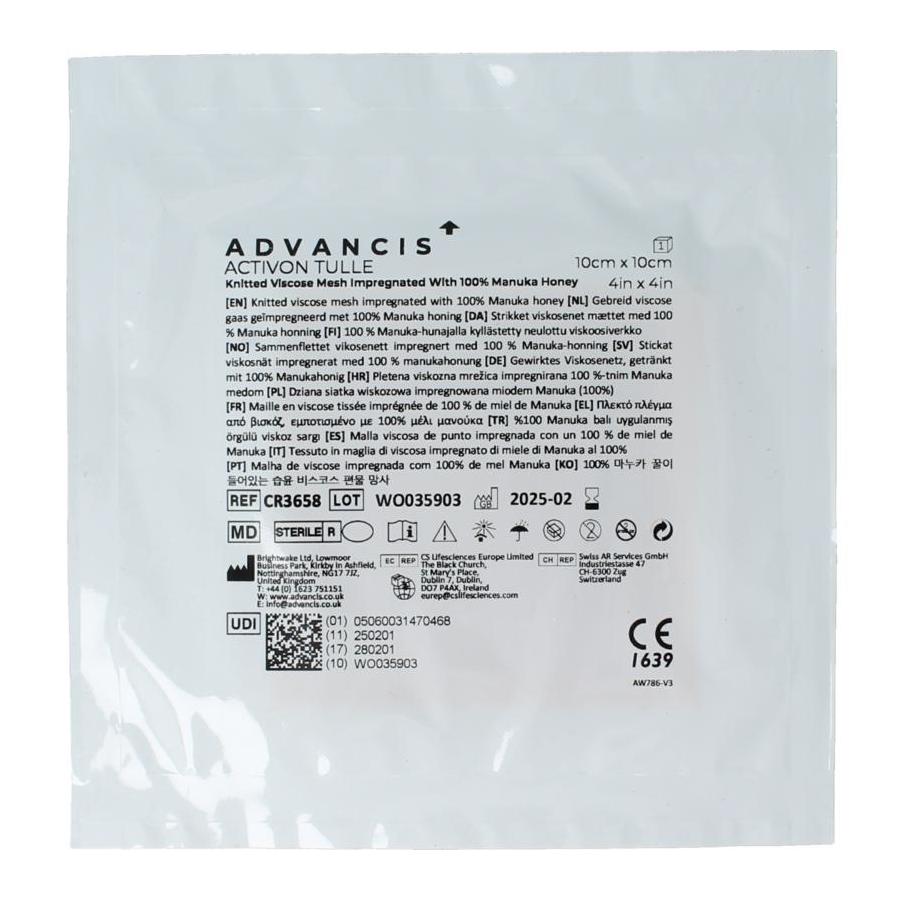 Activon manuka gaasverband 10 x 10