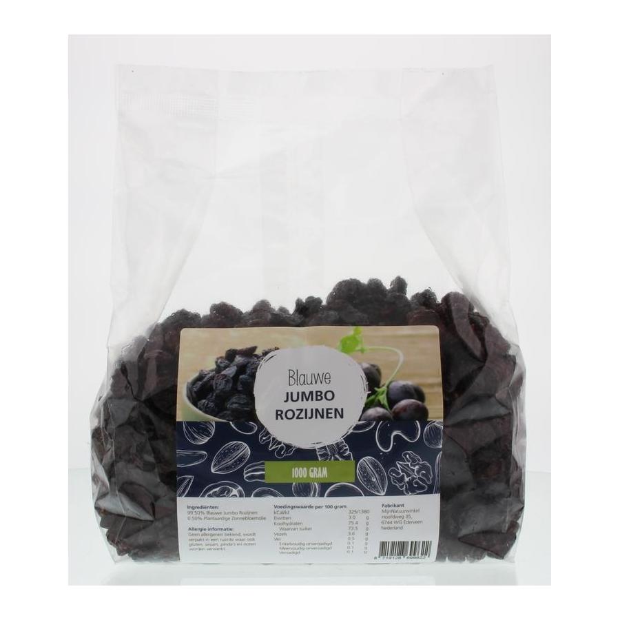 Blauwe jumbo rozijnen