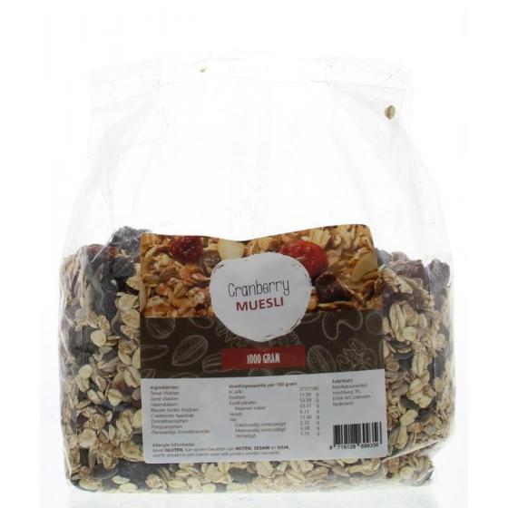 Cranberries muesli