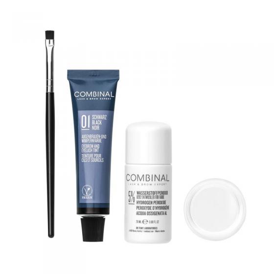 Wenkbrauwen wimperverf kit zwart