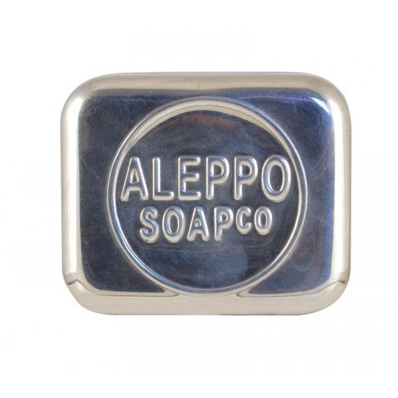 Zeepdoos aluminium leeg voor Aleppo zeep