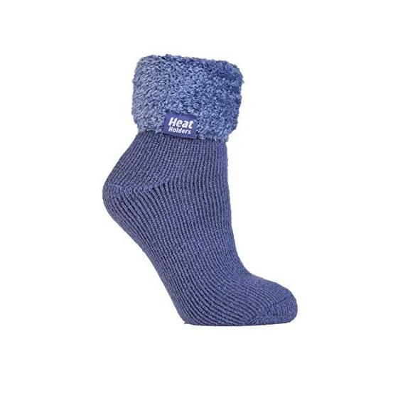 Ladies lounge socks maat 4-8 (37-42) dark lavender