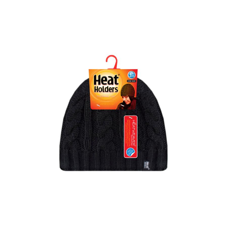Ladies cable hat one size black Ladies cable hat one size black