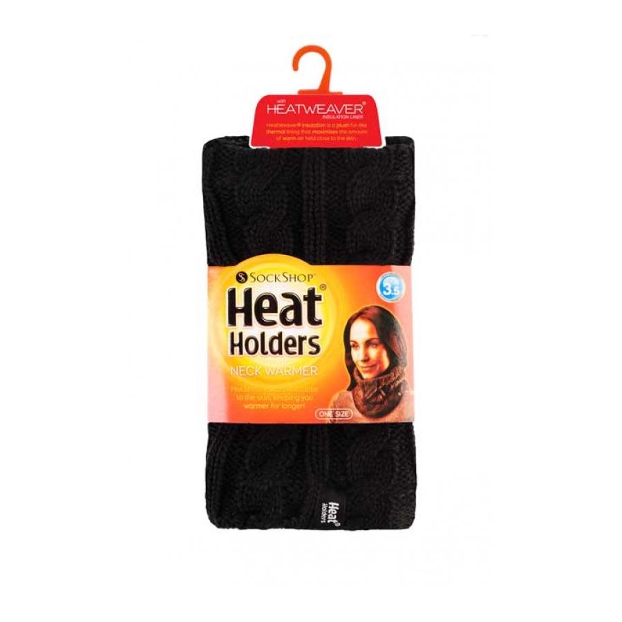 Ladies neck warmer black